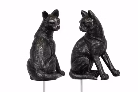 Katt Stick Mörkgrå Poly