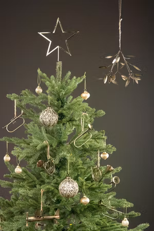 Julgransstjärna Silver