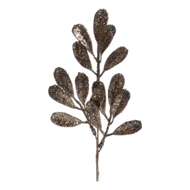 Fleur Gren med blad & glitter