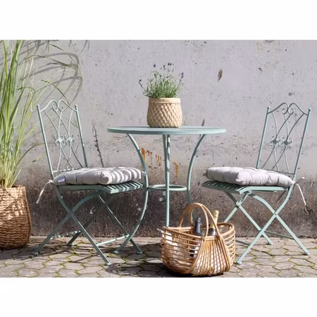 Caféset med 2 stolar och 1 bord