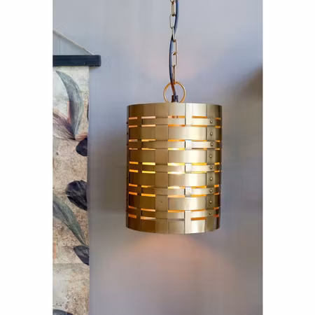 Lampa med mönster