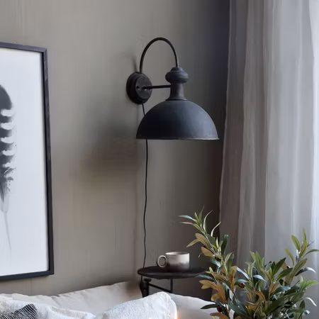 Fabrikslampa för vägg