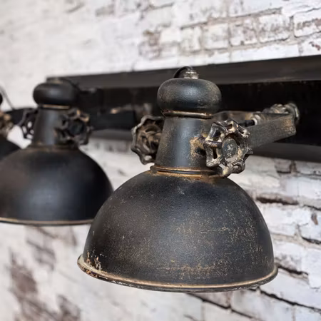 Fabrikslampa m. 3 plats