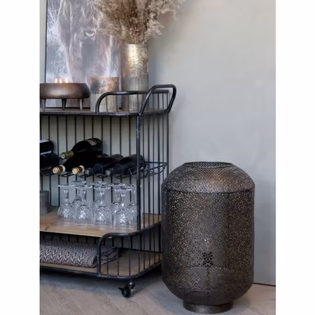 Bordslampa med mönster