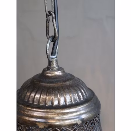 Lampa gl. m. mönster