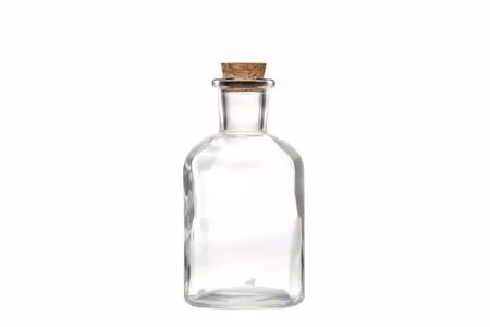 Glasflaska/Kork Klar