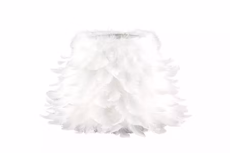 Lampskärm Fjäder Vit