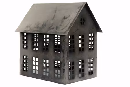 Hus Metall Old Grey