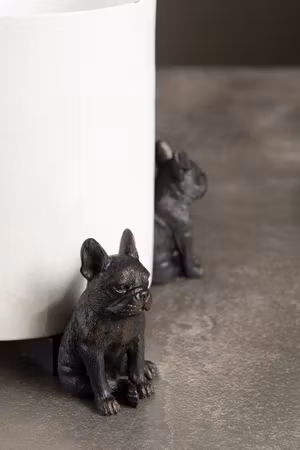 Krukfötter Bulldog Brun/Svart Poly