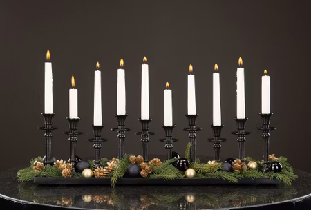 Ljusbricka Brun/Svart