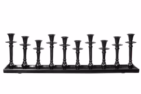 Ljusbricka Brun/Svart