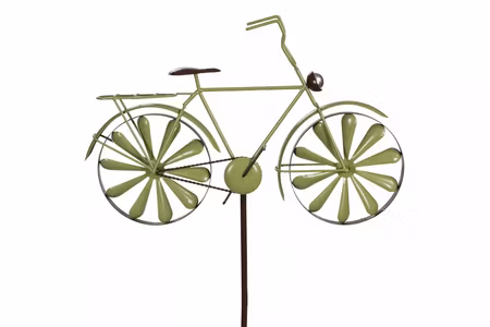 Trädgårdsstick Cykel Metall Grön
