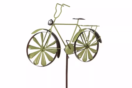Trädgårdsstick Cykel Metall Grön