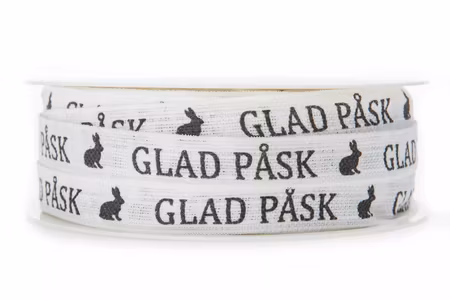 Band Glad Påsk Vit/Brun
