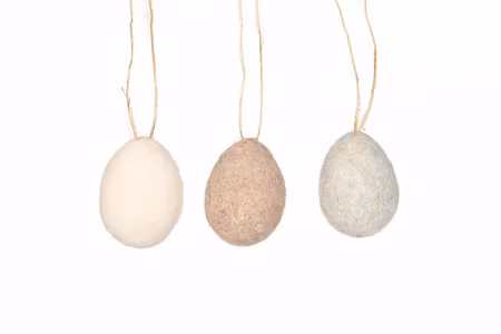 Ägg Ull Beige/Brun/Grå Mix