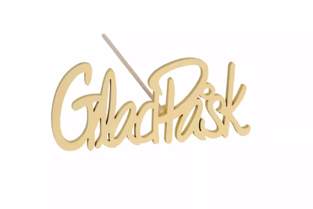 Glad Påsk Stick Gul