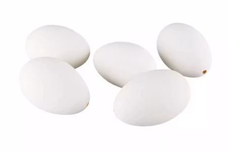Gåsägg Vita