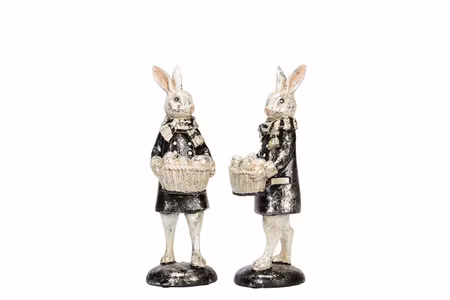 Hare Med Äggkorg Poly