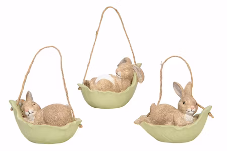 Kaniner Kålblad Häng Mix Poly