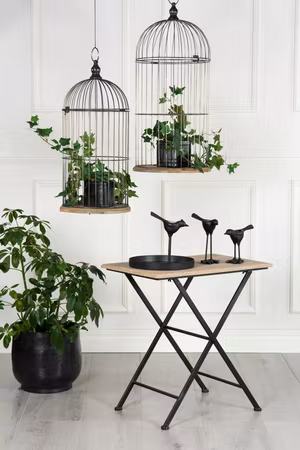 Bord Kvadrat Hopfällbart Bambu
