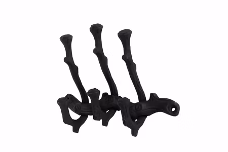 Kroklist Wood Small Svart