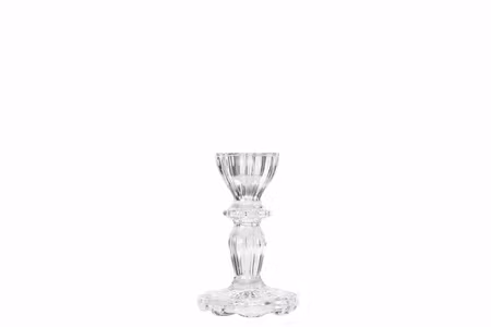 Glasljusstake Elegant Klar