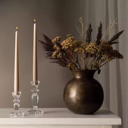 Glasljusstake Elegant Klar