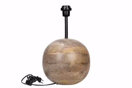 Lampfot Globe Trä Antik