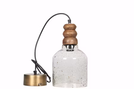 Taklampa Tahi Glas/Trä