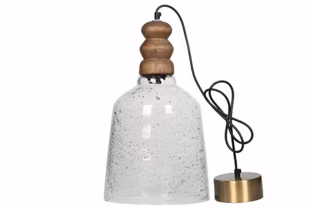Taklampa Tahi Glas/Trä