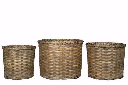 Korg Mörk Natur Bambu
