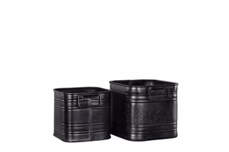 Kruka Kvadrat Svart