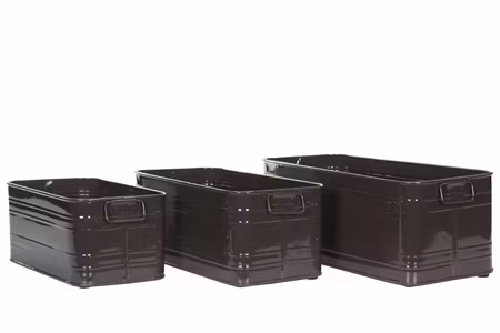 Kruka Kvadrat Emalj Choco