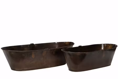 Kruka Rosendal Avlång Antik Brun