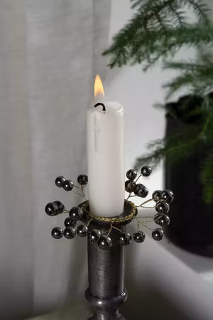 Ljusmanschett Pärlor
