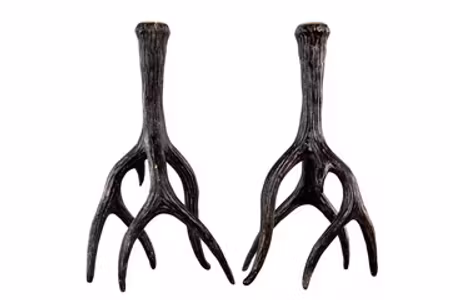 Ljusstake Renhorn Brun Poly