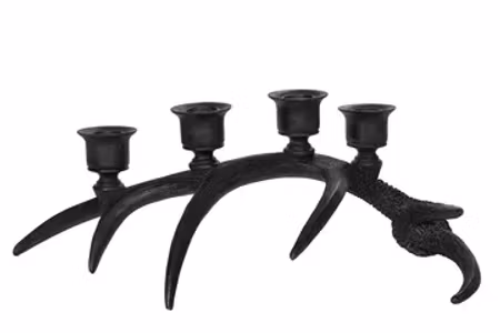 Ljusstake Renhorn 4 Ljus  Poly