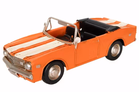 Bil Creme/Orange Metall