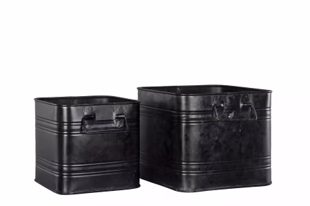 Kruka Kvadrat Svart