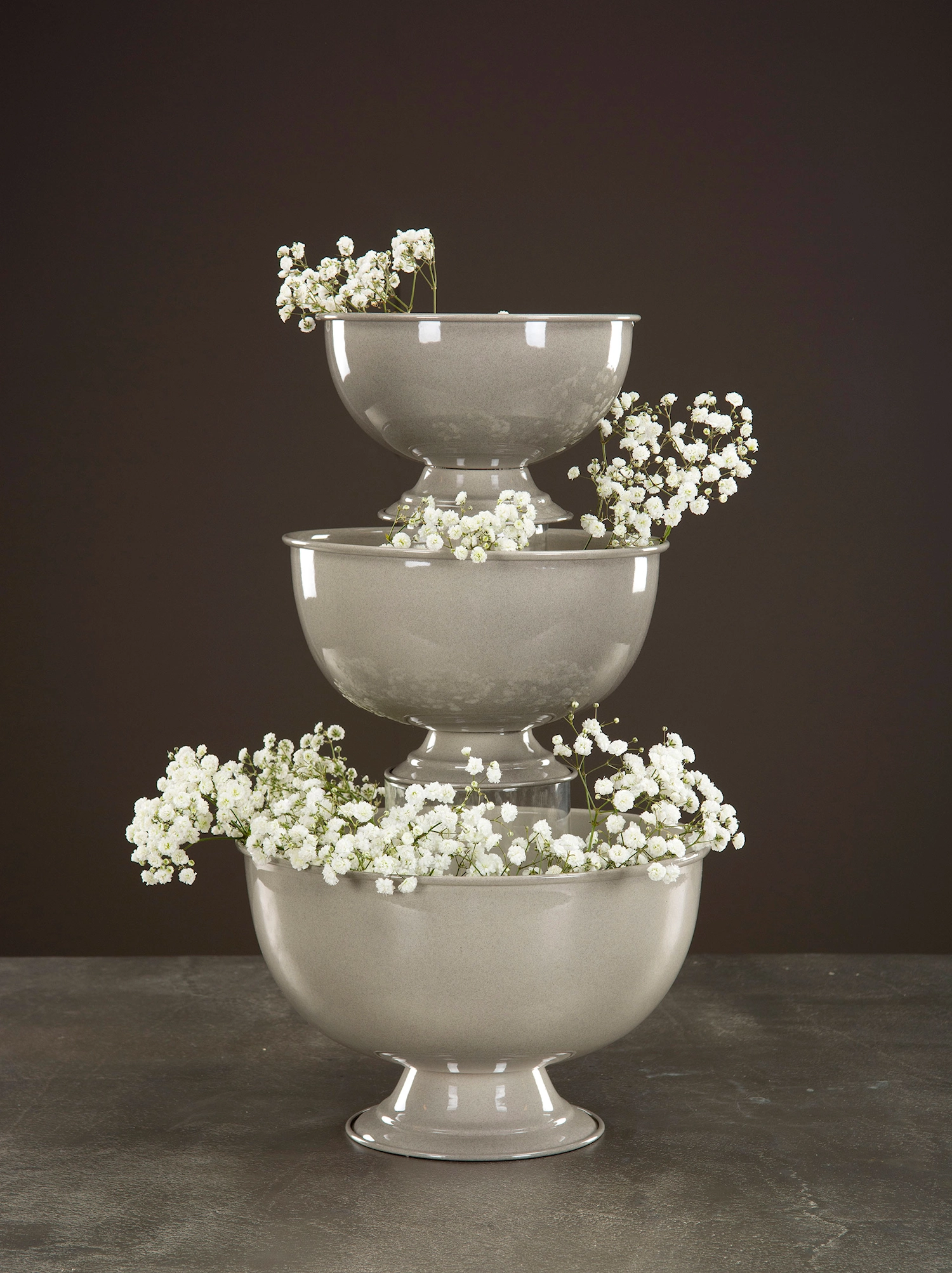 Skål Lycka Emalj Sand