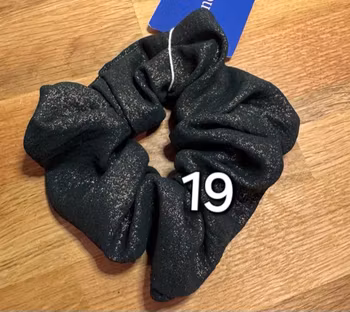 Sort glitter nr 19