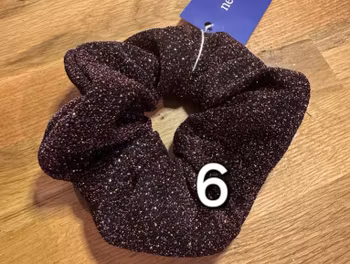 Brun glitter nr 6