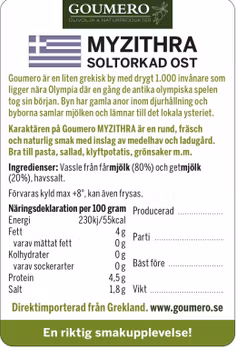 Soltorkadost(Myzithra) Riven 200g