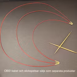 Kabel till rundsticka Micron Needles x Knitritious' Yarns