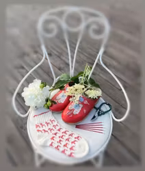 Dalahäststrumpor, kit inkl mönster & markör