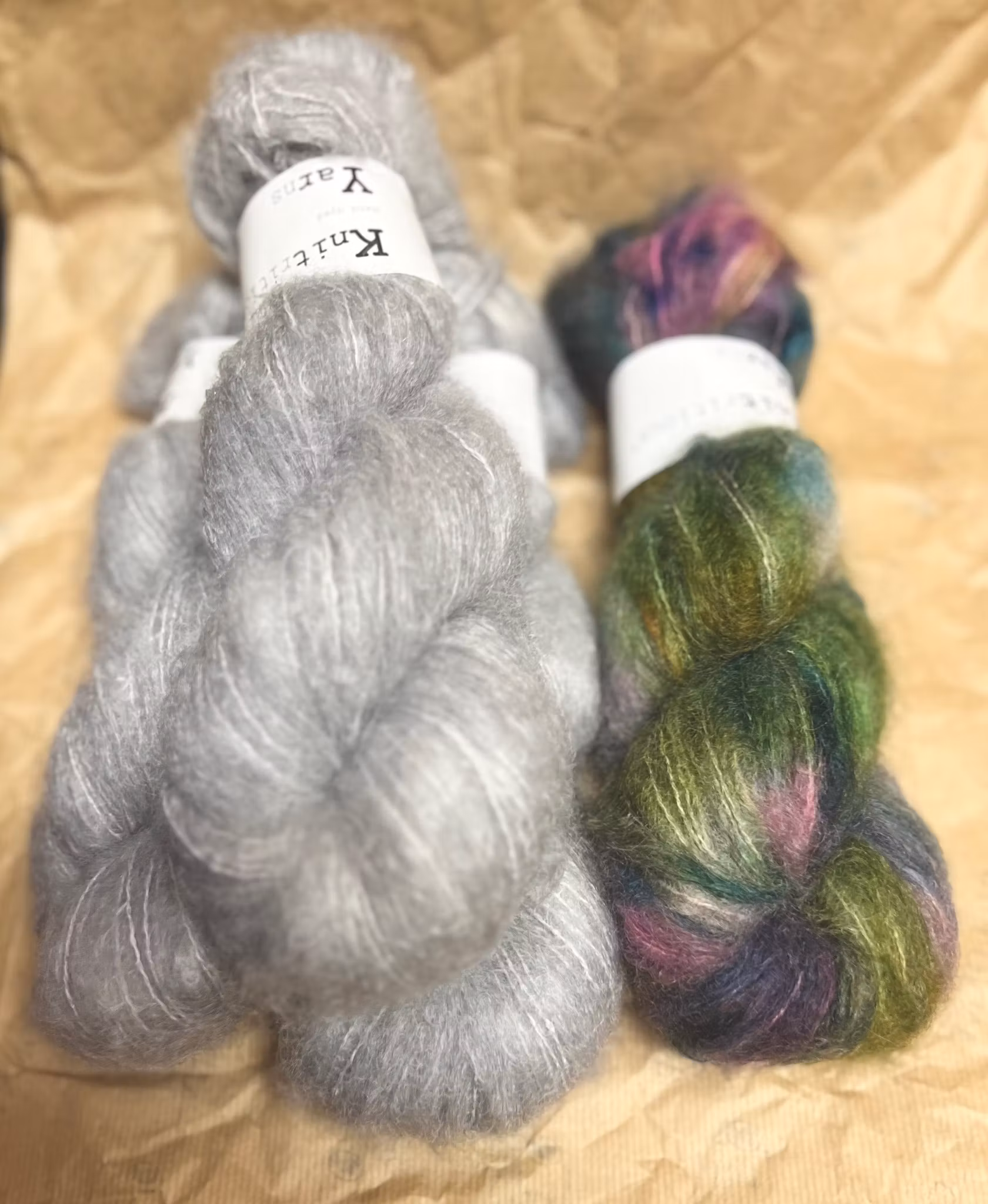 Fiskartröja deLuxe kit mohairgarn & mönster