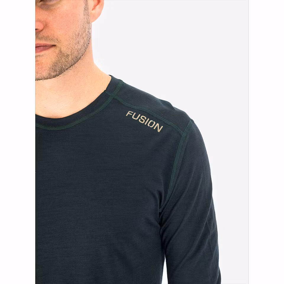 Fusion MENS MERINO 150 LS - Green - Herr