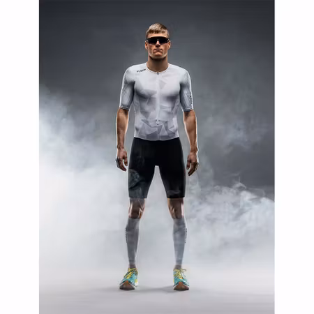 Fusion Tempo One Suit - White / Grey - Herr