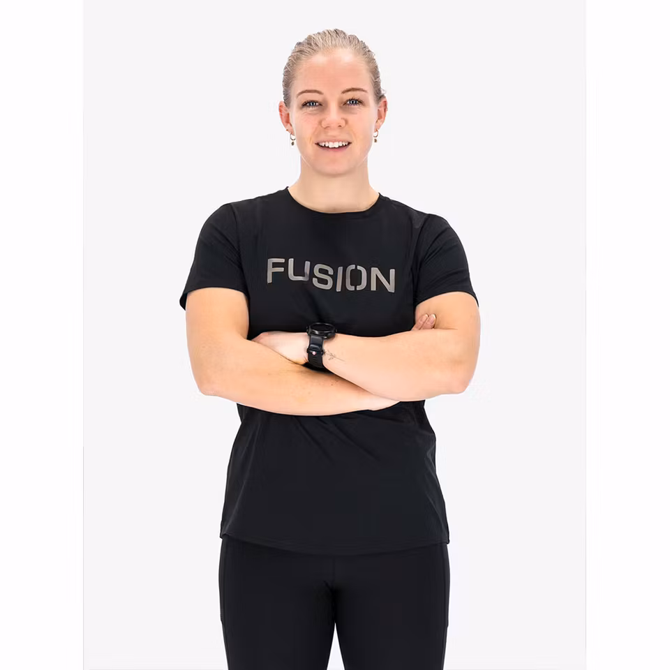 Fusion C3 Recharge T-Shirt Svart - Dam