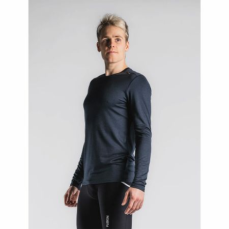 Fusion Technical Merino 150 LS - Night Blue - Herr